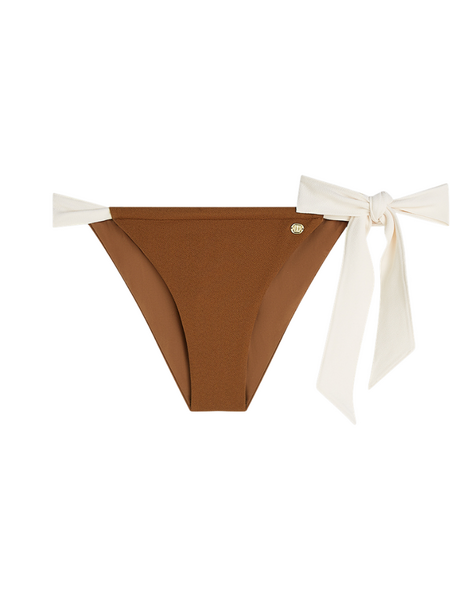 Josh V Jaeny Bikini Bottom - Brown Ecru