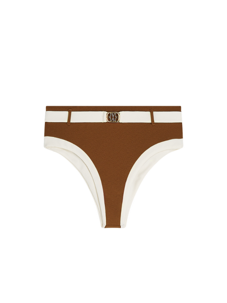 Josh V Josh V Solange Bikini Bottom - Brown Ecru