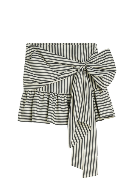 Josh V Josh V Hollis Skirt - Dark Blue Stripe