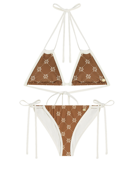 Josh V Everly Combi Set - Brown Ecru