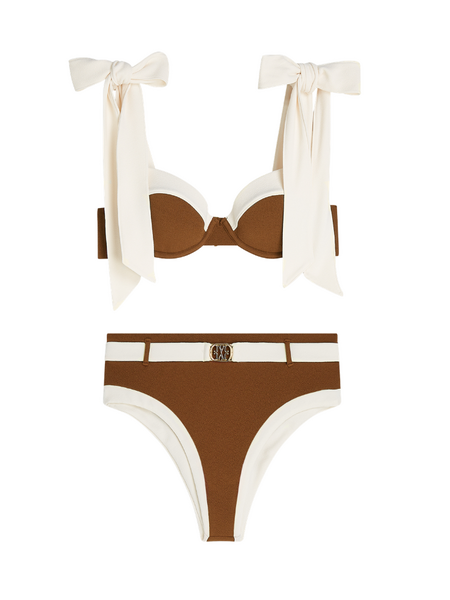 Josh V Solange Combi Set - Brown Ecru