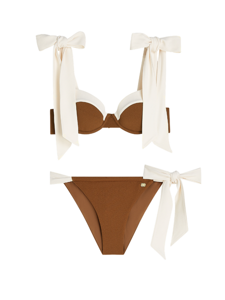 Josh V Jaeny Combi Set - Brown Ecru