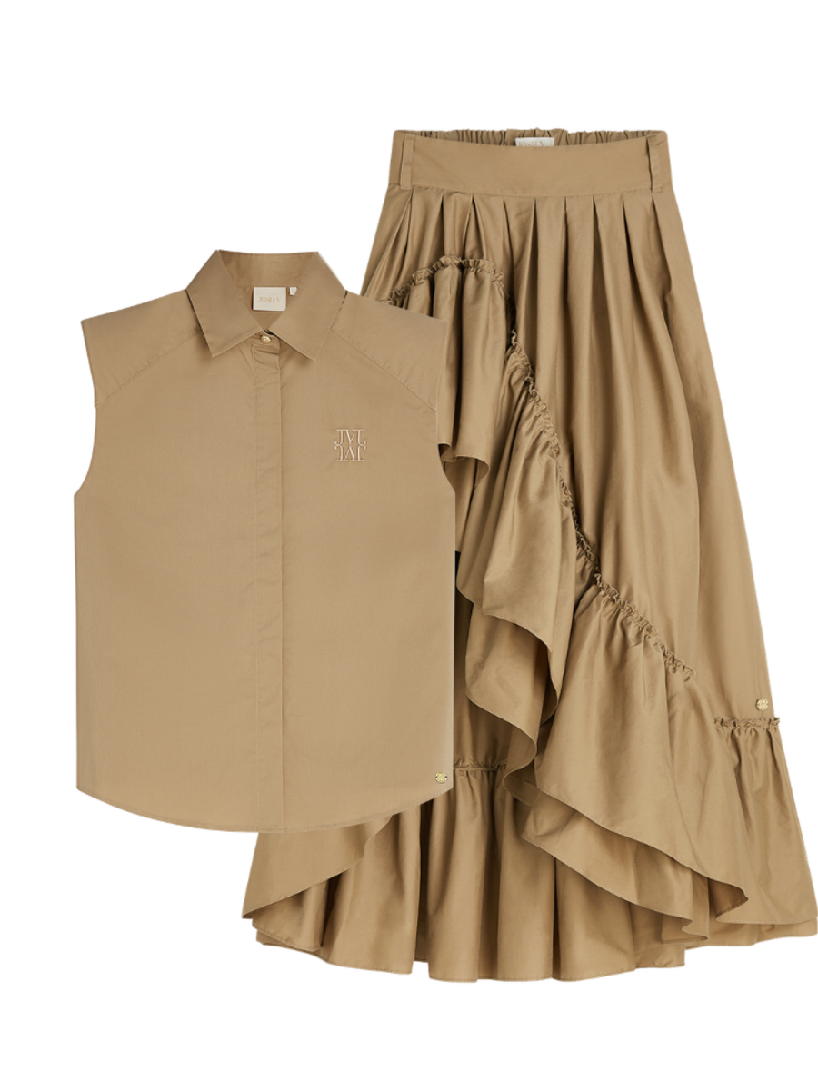 Josh V Josh V Susie Combi Set - Light Khaki