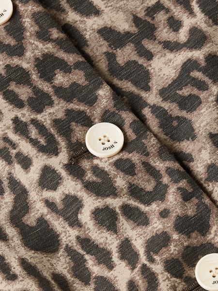 Josh V Josh V Nadine Bomber - Leopard Brown