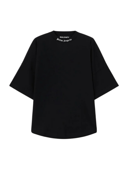 Palm Angels Classic Logo Over Tee - Black Off White