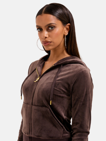 Juicy Couture Juicy Couture Robertson Hoodie Gold - Java