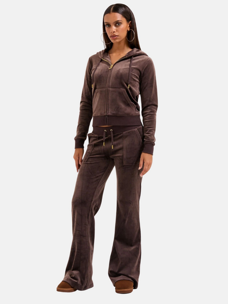 Juicy Couture Juicy Couture Del Ray Pocketed Pants - Java