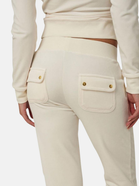 Juicy Couture Juicy Couture Del Ray Pocketed Pant - Sugar Swizzle