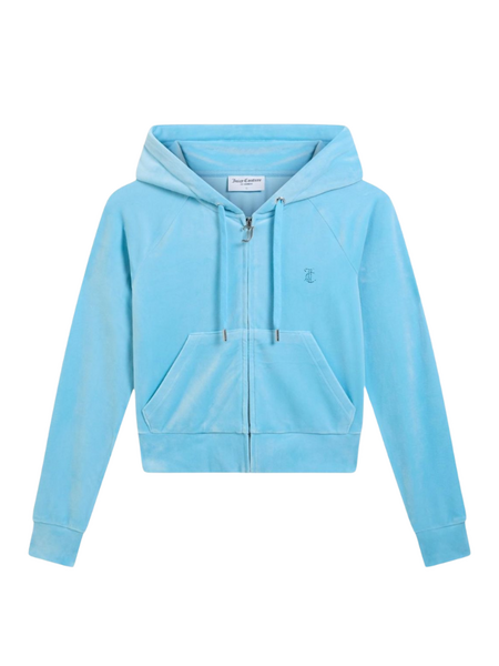 Juicy Couture Juicy Couture Madison Col Out Hoodie - Sky Blue