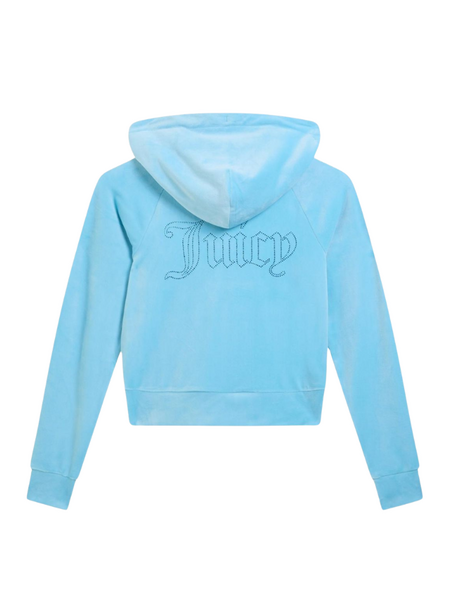 Juicy Couture Juicy Couture Madison Col Out Hoodie - Sky Blue