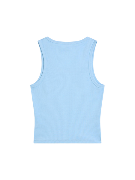 Juicy Couture Juicy Couture Thin Strap Racer Vest - Sky Blue