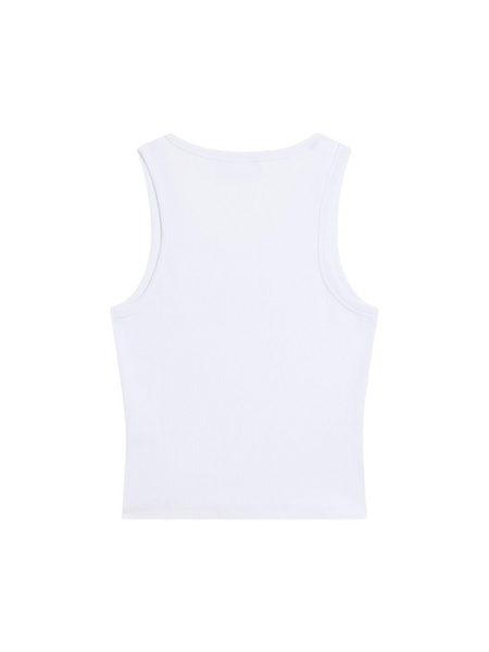 Juicy Couture Juicy Couture Thin Strap Racer Vest - White