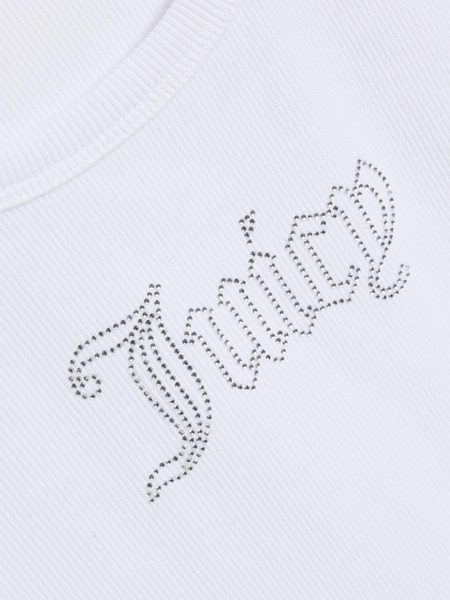 Juicy Couture Juicy Couture Thin Strap Racer Vest - White