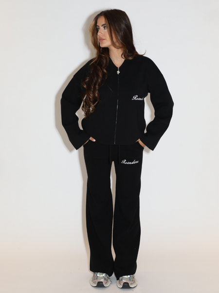 Reinders Lounge Pants Wide - True Black