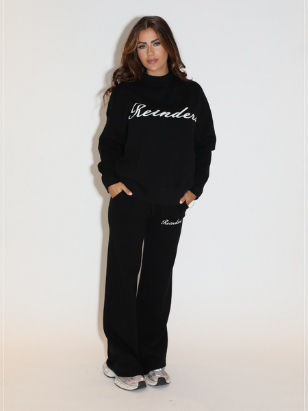 Reinders Reinders Lounge Pants Wide - True Black