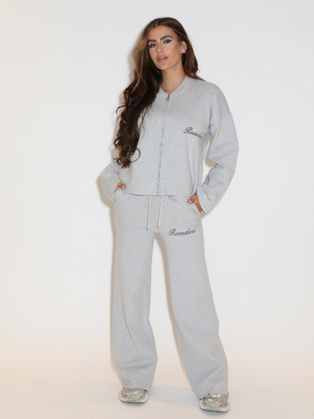 Reinders Reinders Lounge Pants Wide - Light Grey Melange