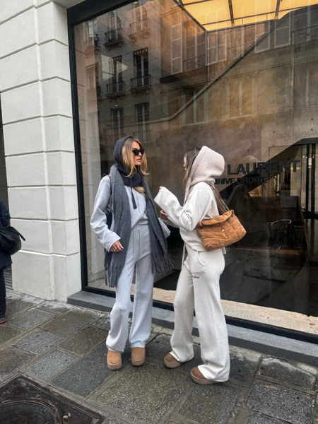 Reinders Reinders Lounge Pants Wide - Light Grey Melange