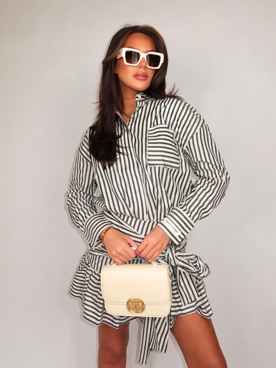 Josh V Josh V Lexx Combi Set - Dark Blue Stripe