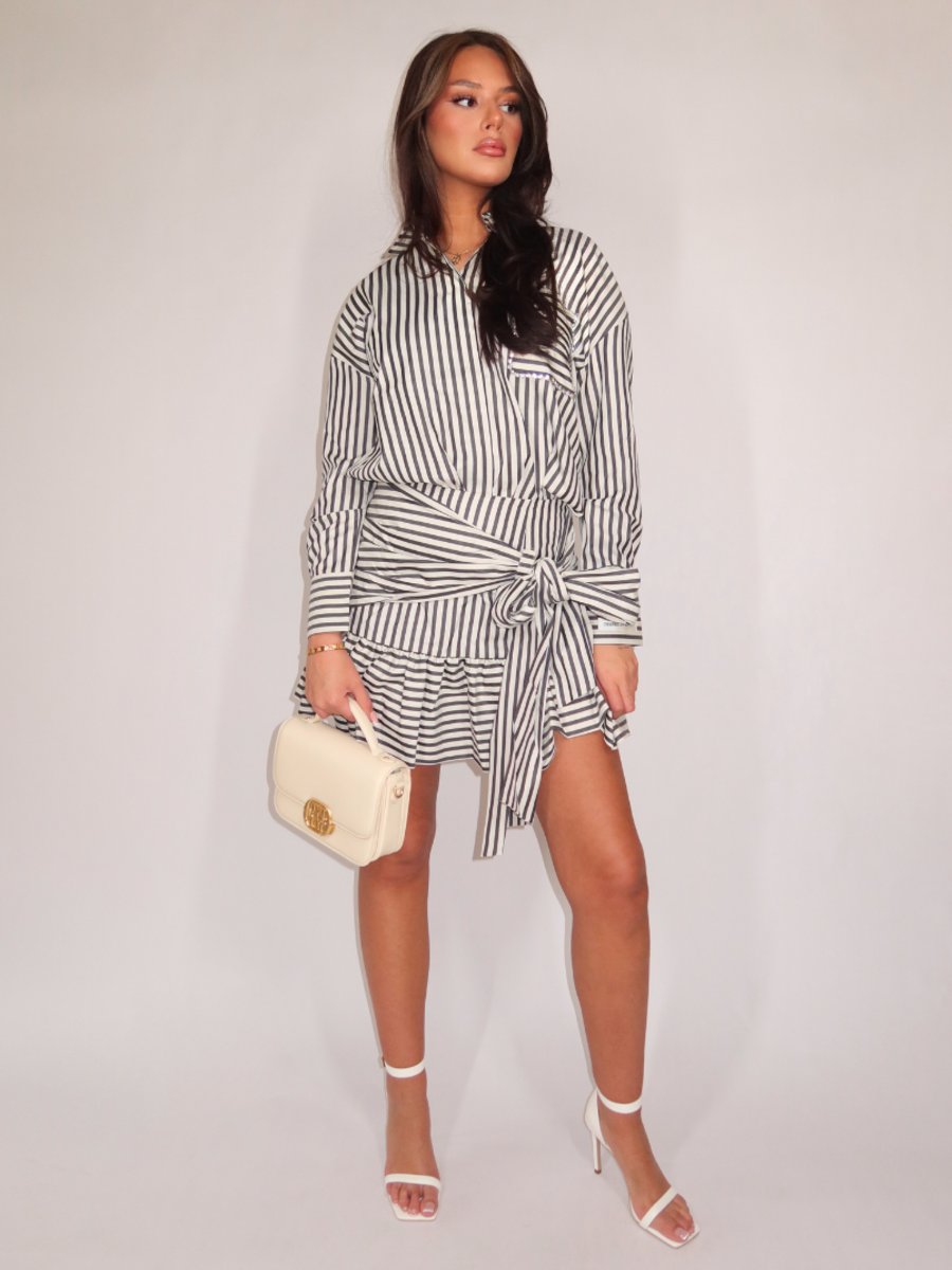 Josh V Josh V Lexx Combi Set - Dark Blue Stripe