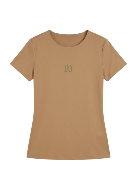 Nikkie Nikkie Swarovski N Top - Walnut