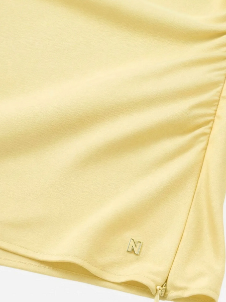 Nikkie Nikkie Provo Satin Top - Lemonade
