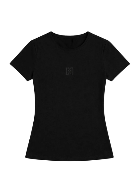 Nikkie Nikkie Swarovski N Top - Black