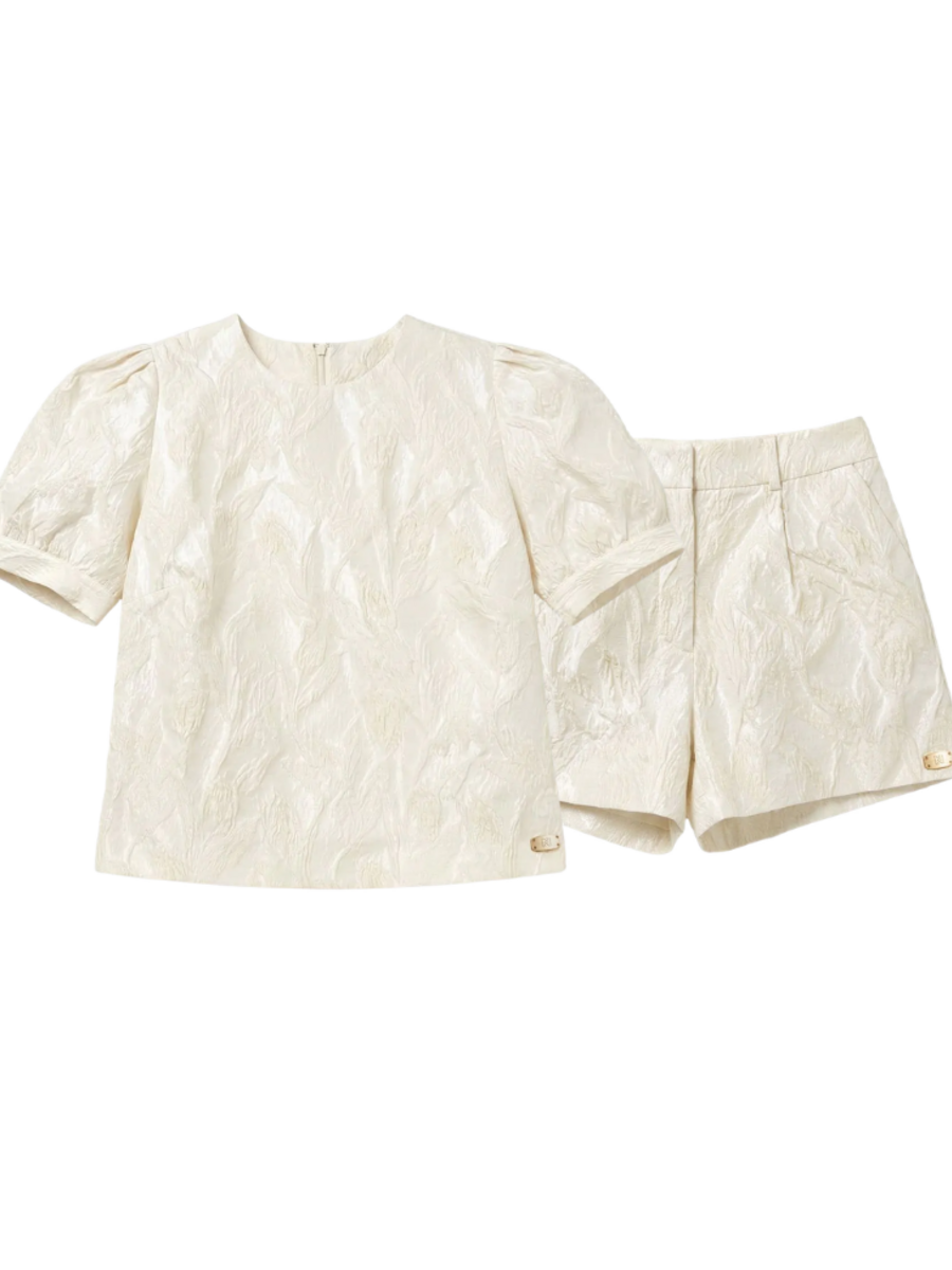 Nikkie Nikkie Pamona Combi-Set - Cream