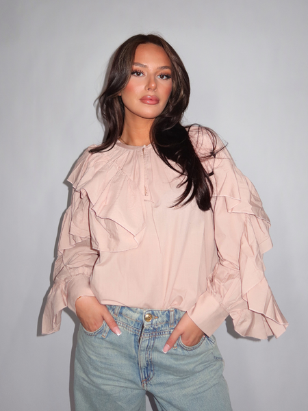 Josh V Josh V Bodina Blouse - Dusty Pink