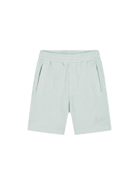 Malelions Kids Waffle Shorts - Ocean Grey