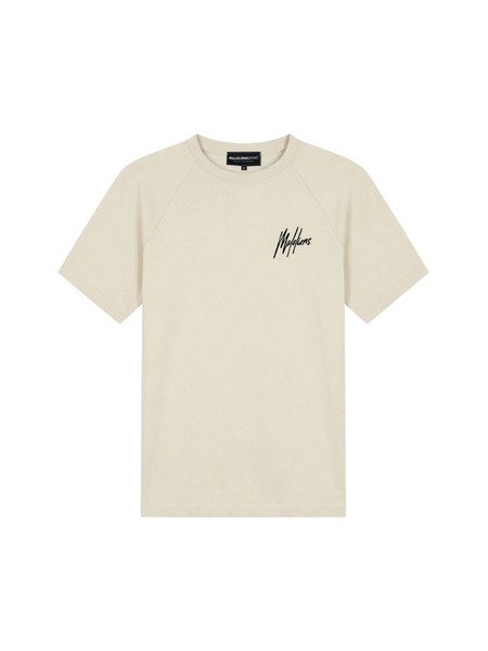 Malelions Sport Logo Raglan T-Shirt - Off-White