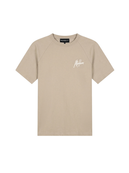 Malelions Sport Logo Raglan T-Shirt - Beige