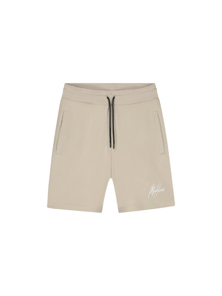 Malelions Sport Logo Shorts - Beige