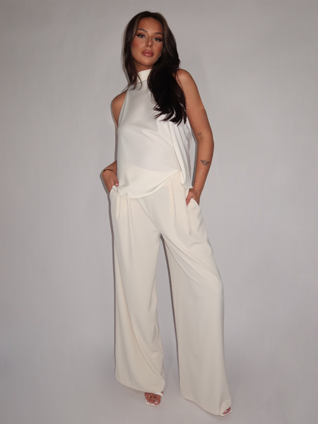 Rinascimento Rinascimento Naike Canotta/Top - Panna Bianco