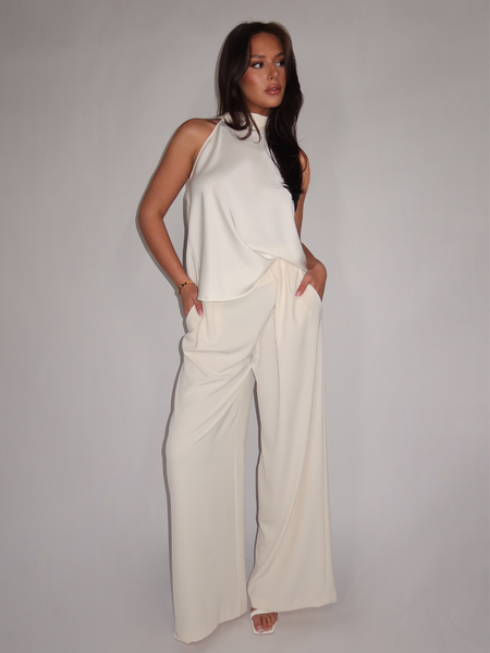 Rinascimento Rinascimento Pantalon - Panna Bianco