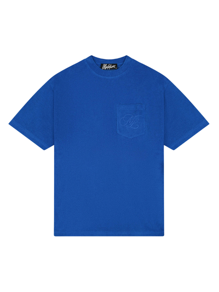 Malelions Malelions Emblem Towelling T-Shirt - Cobalt