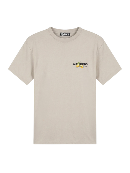 Malelions Malelions Limone Di Capri T-Shirt - Light Taupe