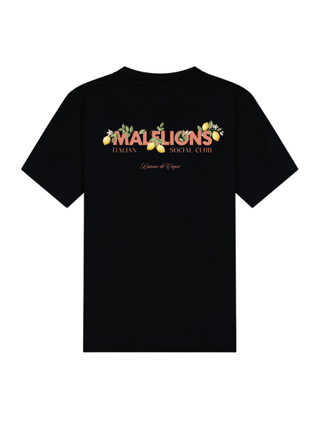 Malelions Malelions Limone Di Capri T-Shirt - Black