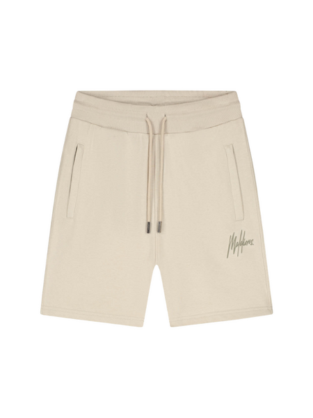 Malelions Malelions Striped Signature Short - Light Taupe