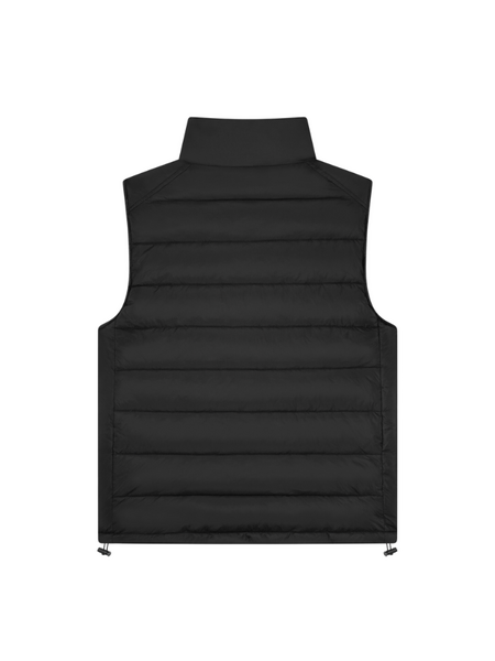 Malelions Malelions Placket Padded Vest - Black