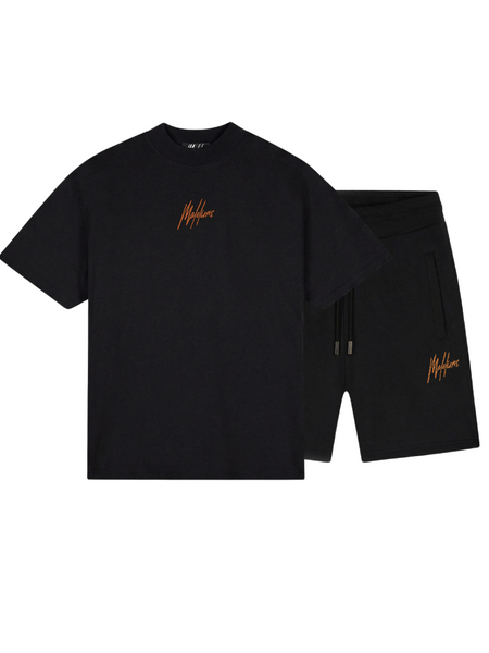 Malelions Striped Signature Combi-Set - Black