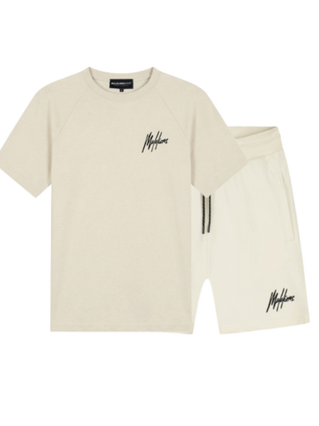 Malelions Sport Logo Combi-Set - Off-White