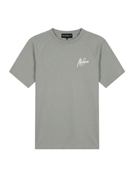Malelions Sport Logo Raglan T-Shirt - Ocean Grey