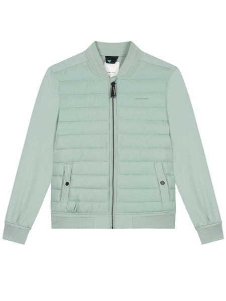 Pure Path Pure Path Softshell Padded Jacket - Army Green