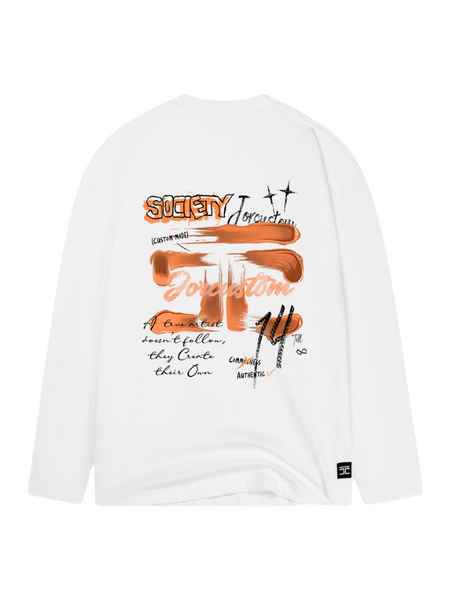 JorCustom JorCustom KD-Artist2.0 Longsleeve T-Shirt - White