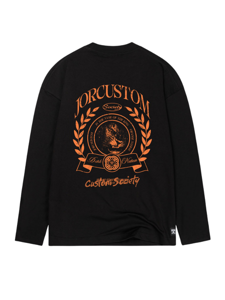 JorCustom JorCustom DutchNation Longsleeve T-Shirt - Black