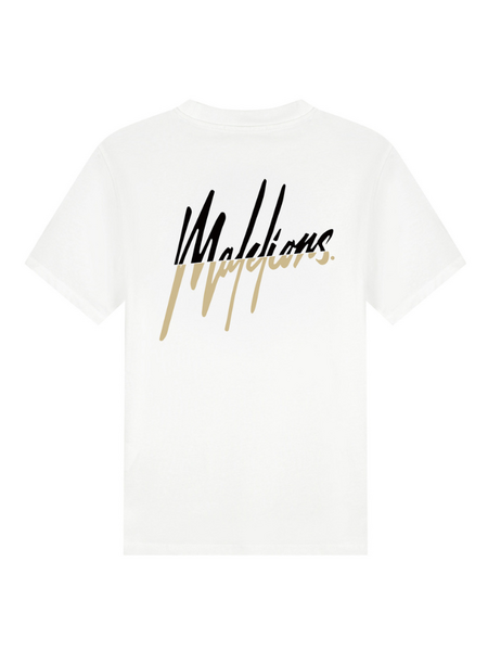 Malelions Malelions Split T-Shirt - White