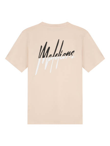 Malelions Split T-Shirt - Light Pink