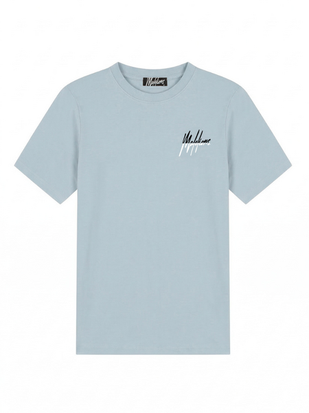 Malelions Malelions Split T-Shirt - Ice Blue