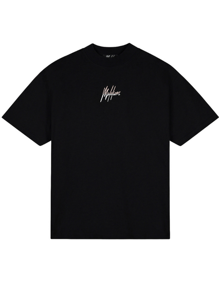 Malelions Malelions Oversized Split T-Shirt - Black