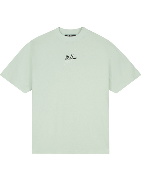 Malelions Malelions Oversized Split T-Shirt - Pale Green